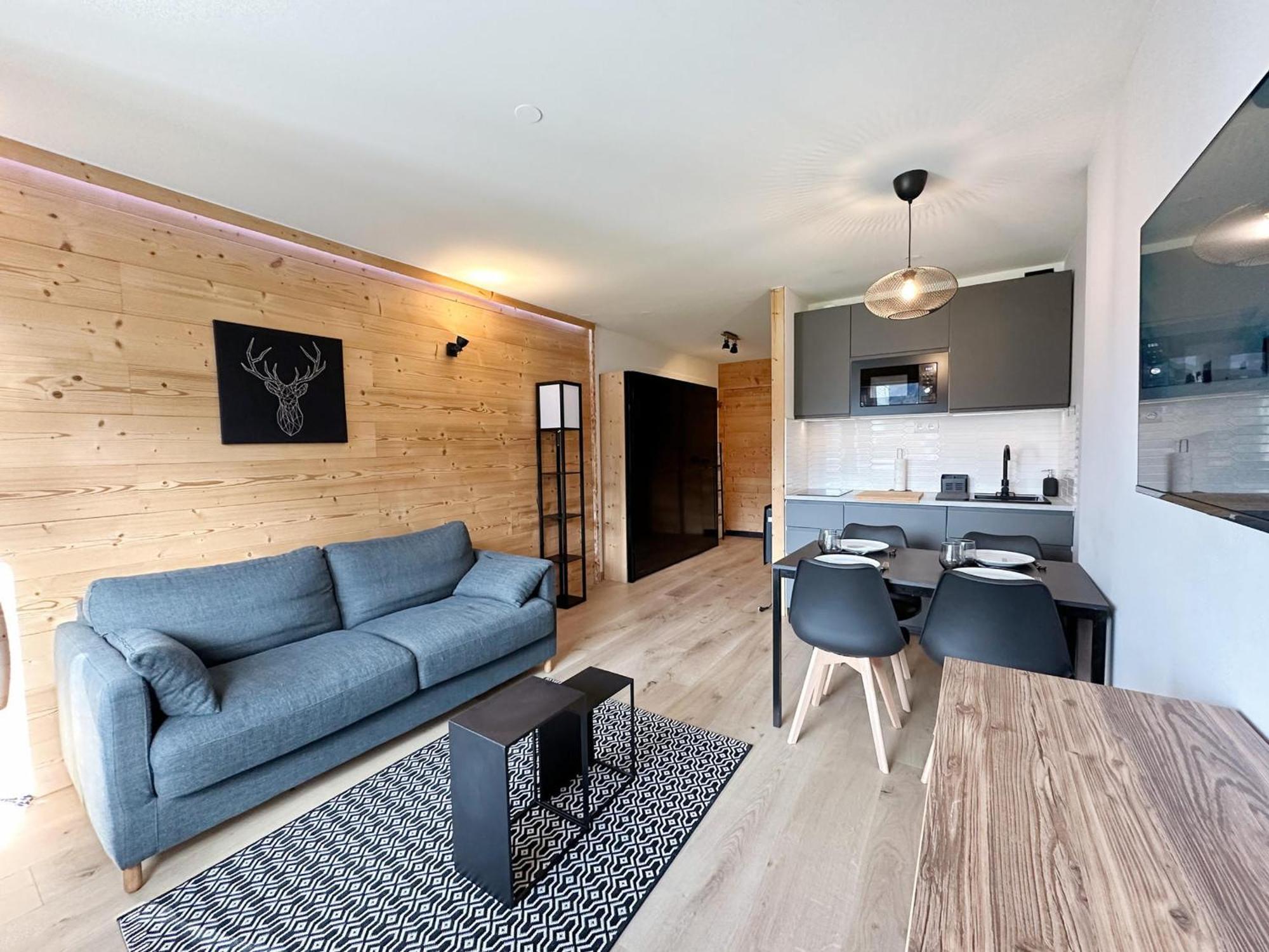 Studio Moderne Avec Parking Prive Pres Du Centre - Fr-1-624-71 Samoëns Exterior foto
