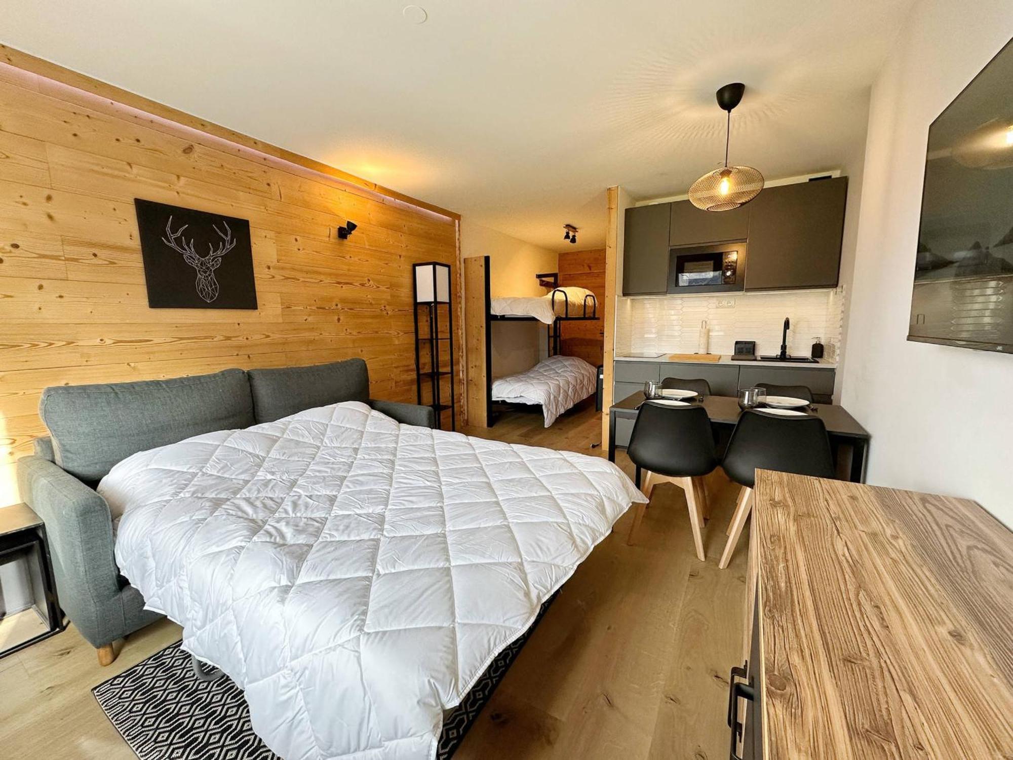 Studio Moderne Avec Parking Prive Pres Du Centre - Fr-1-624-71 Samoëns Exterior foto